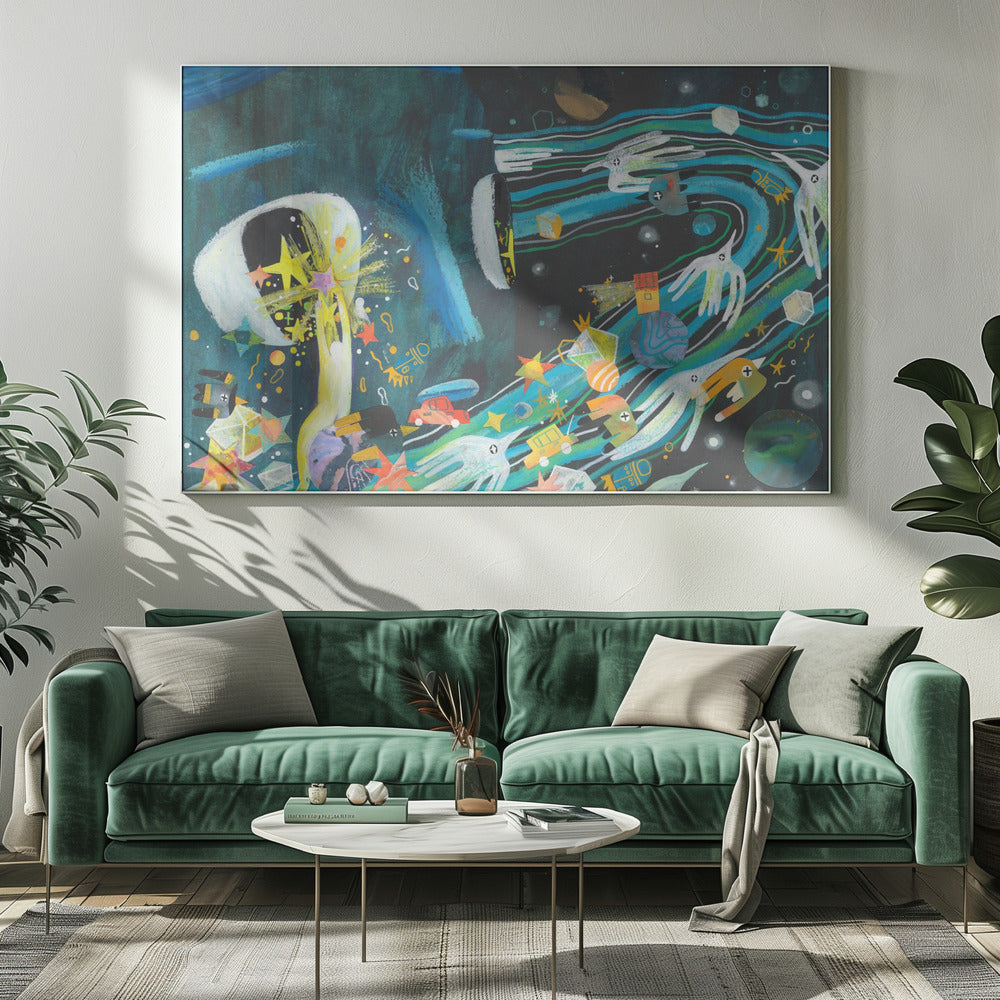 Nachtfluistering | Canvas