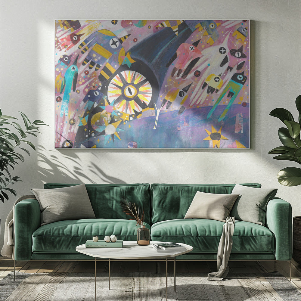 Stilte van alle werelden | Canvas