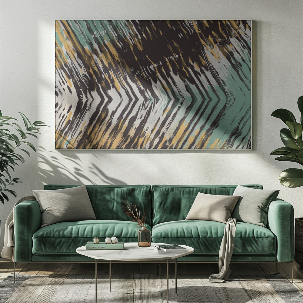Zigzag Wervelwind | Canvas