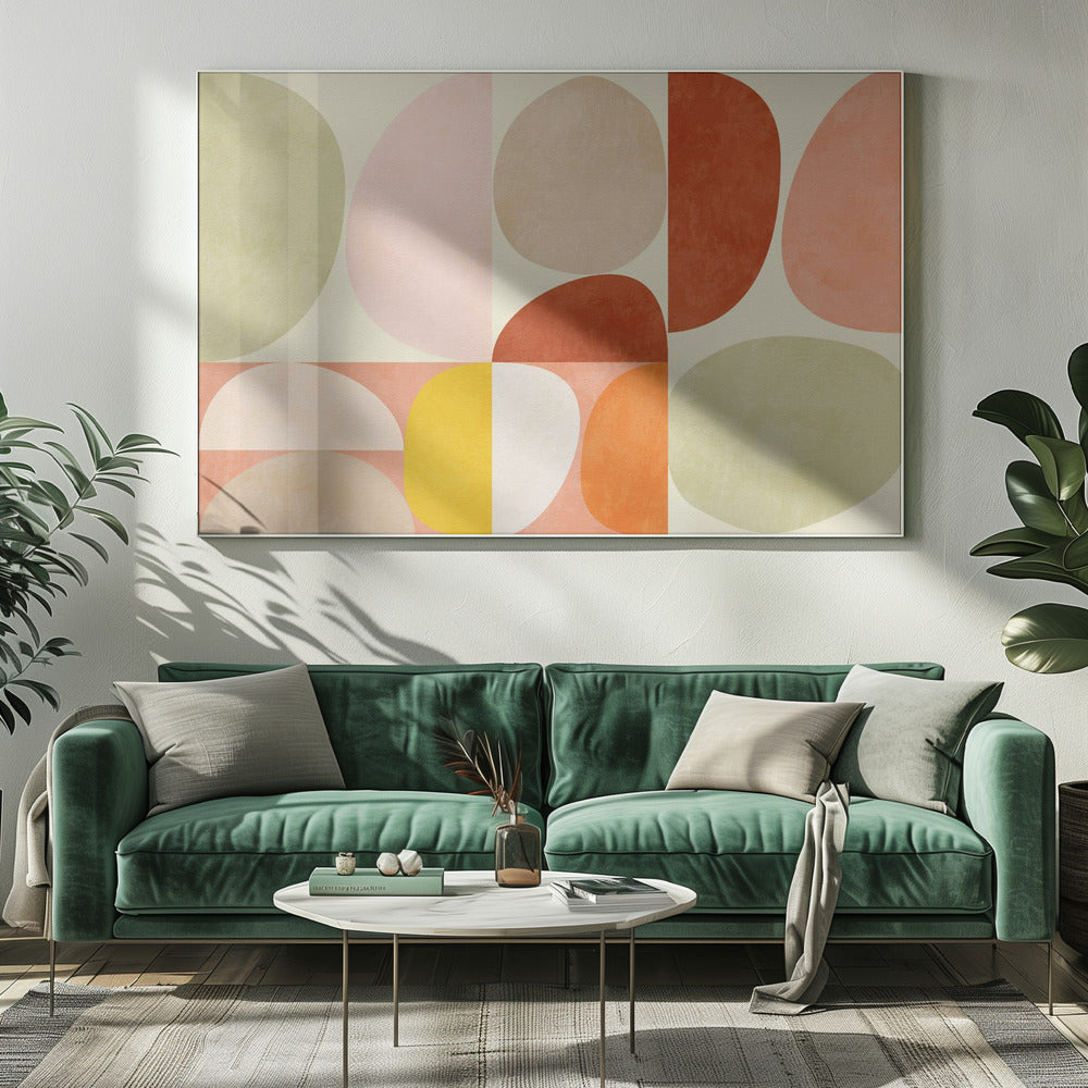 Pastelgeometrie | Canvas
