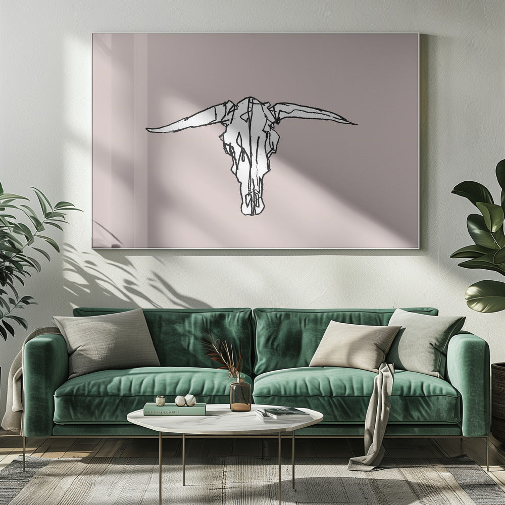 Dierenschedel nr. 3 | Canvas