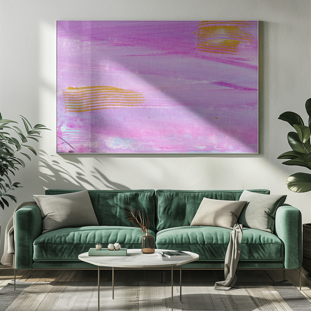 Kleurrijke horizontale strepen | Canvas