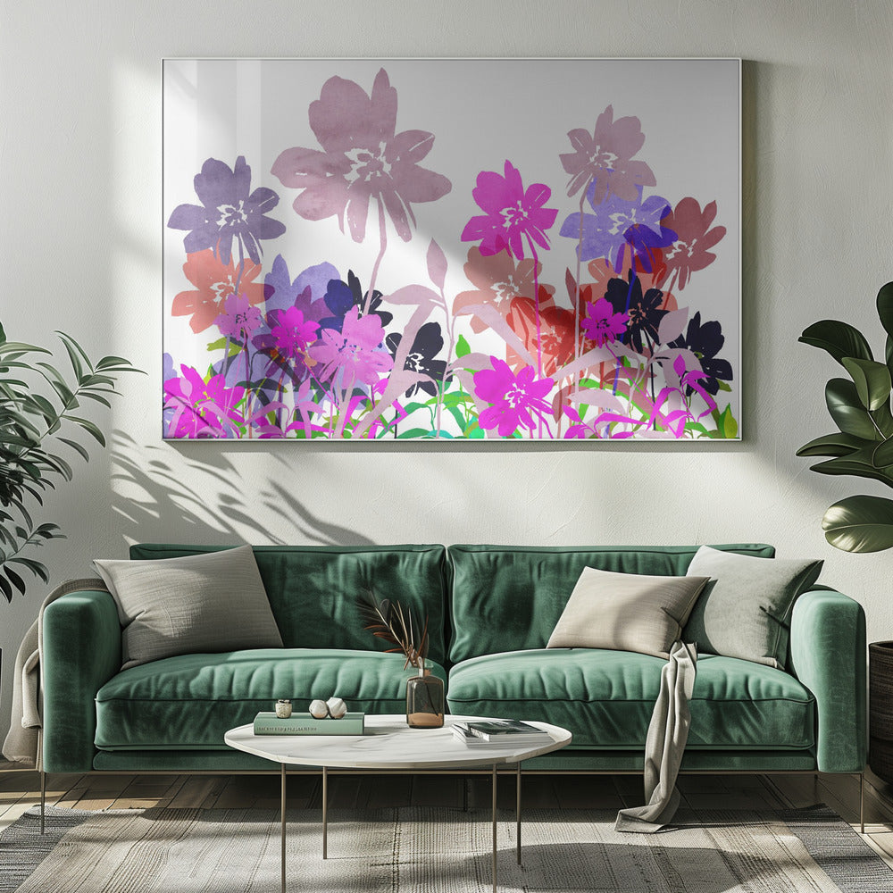 Bloemenveld | Canvas