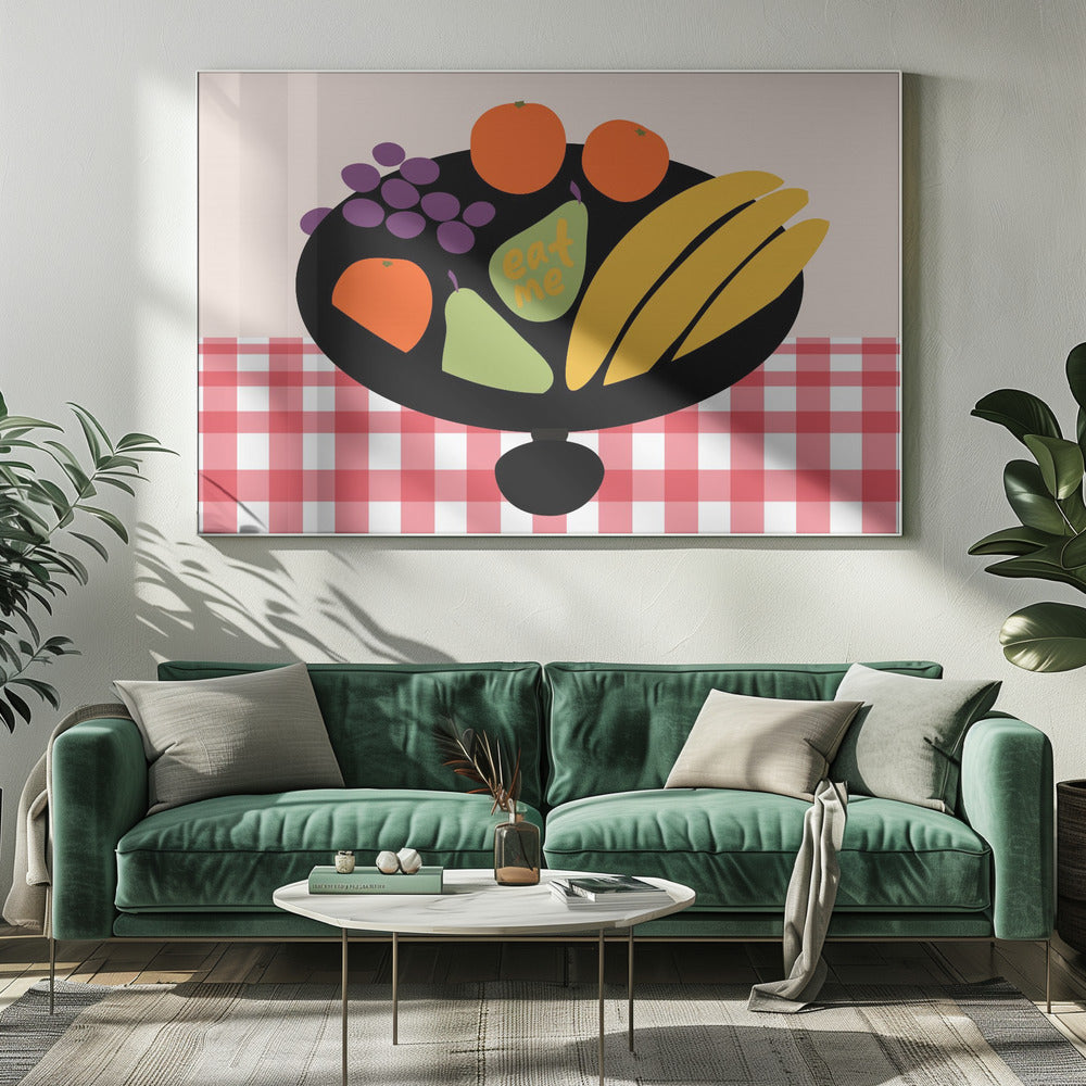 De fruitschaal (eet mij) | Canvas