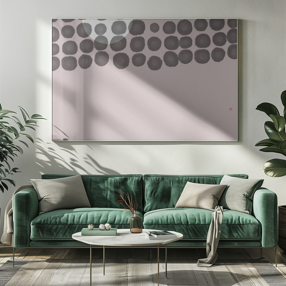 Hidden Moon N°3 | Behind the Clouds | Canvas