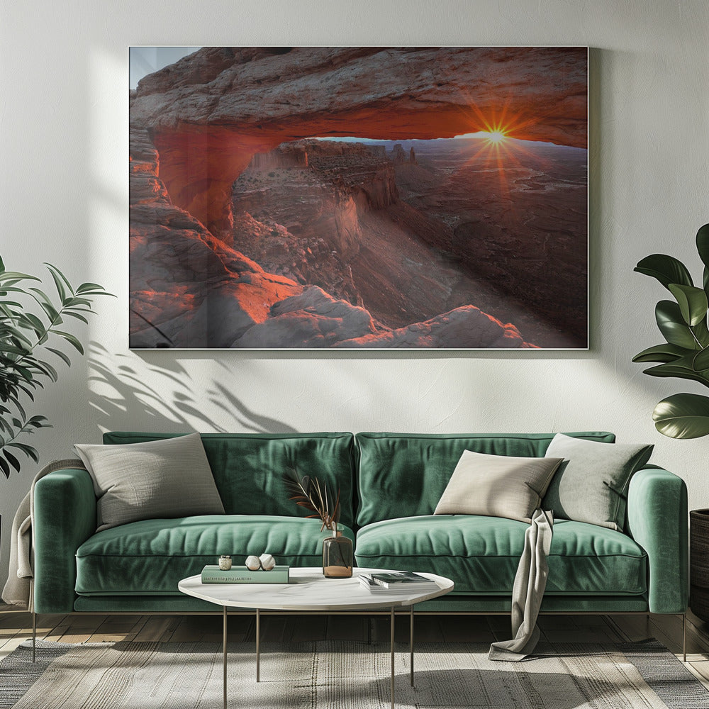 Zonsopgang bij Mesa Arch | Canvas