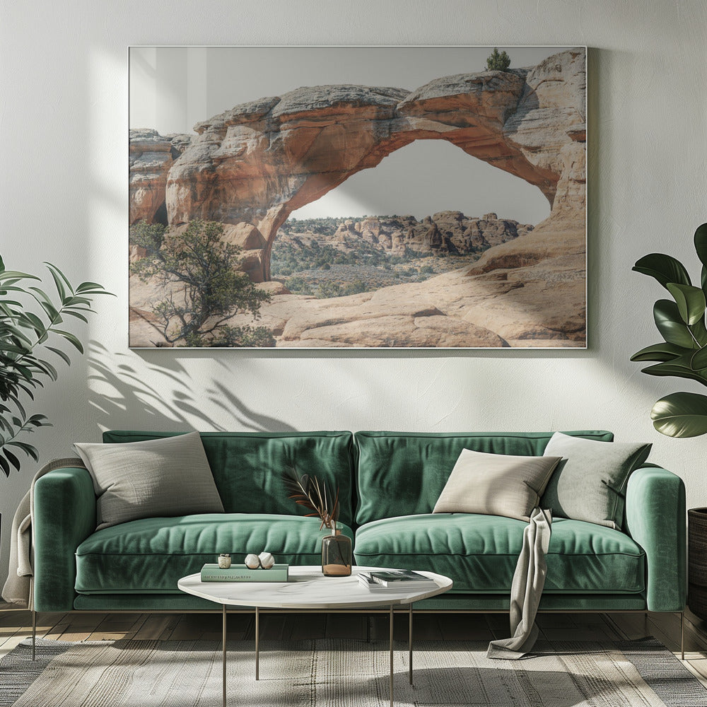 Uitzicht naar het westen | Canvas