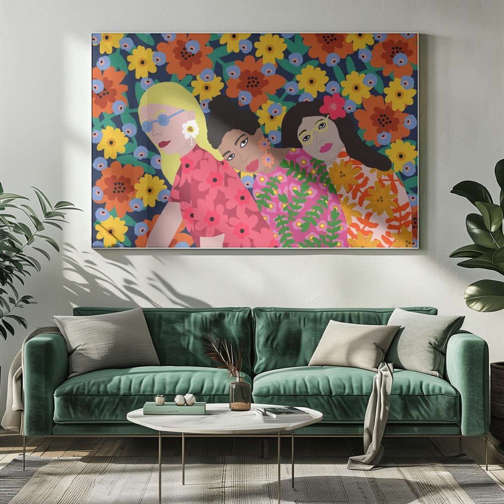 Drie Vrienden | Canvas