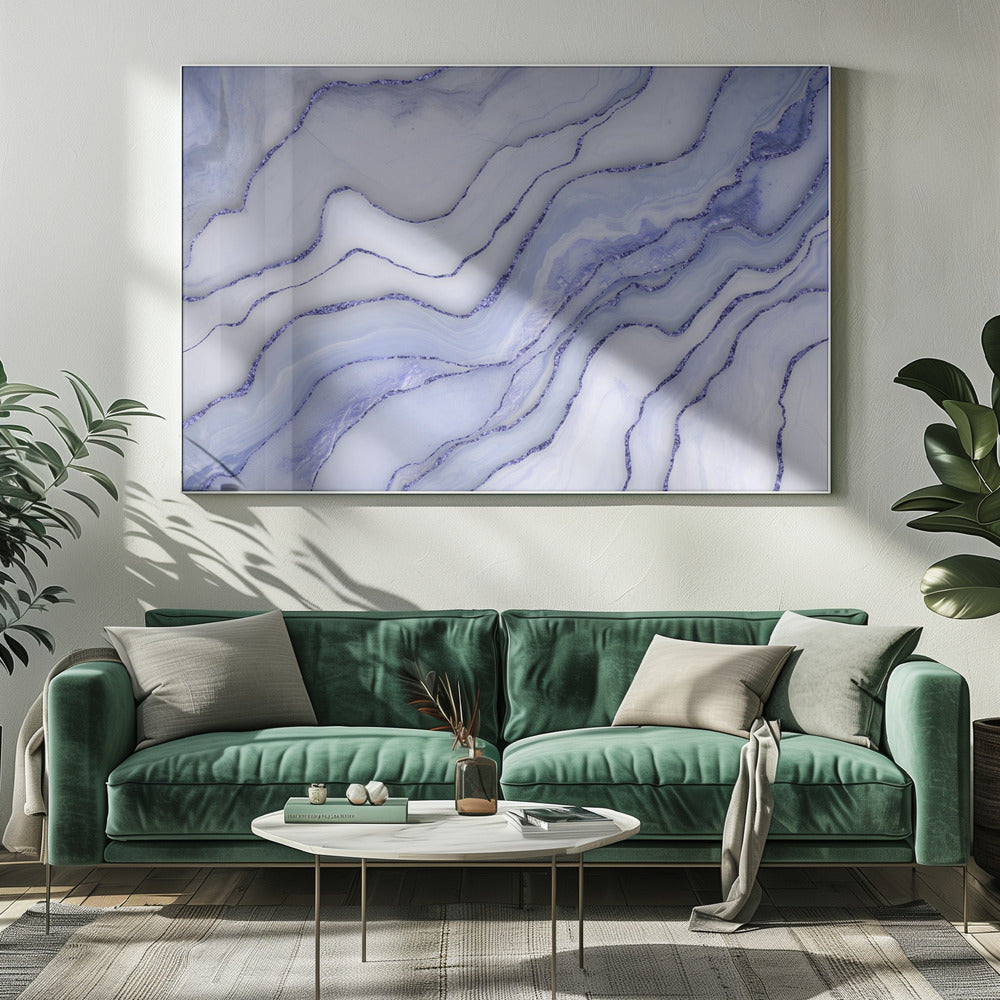 Marmer Luxe Blauw | Canvas
