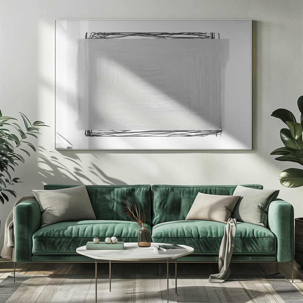 Gekrabbelde sereniteit | Canvas