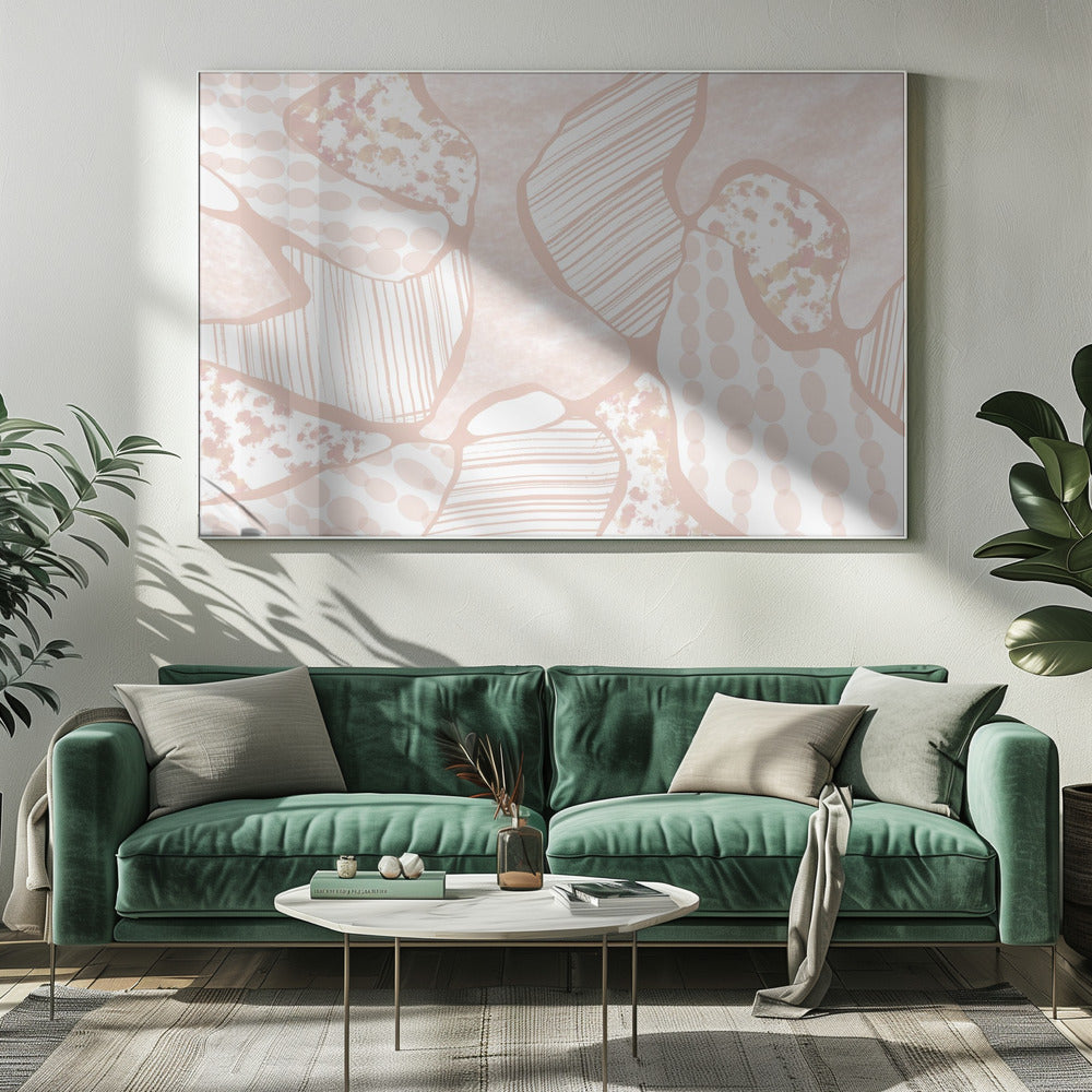 Curved Patterns Dance | Canvas