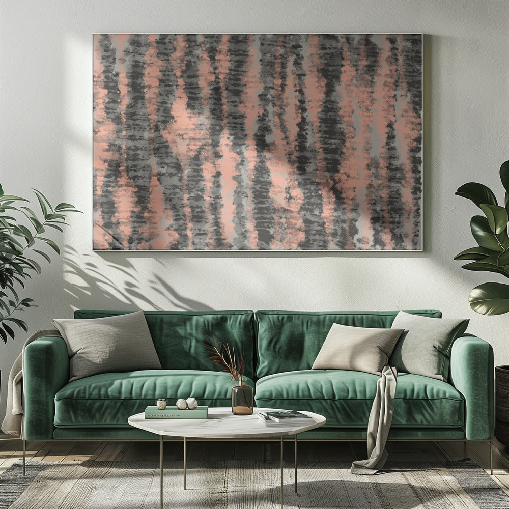 Koraalstrepen | Canvas