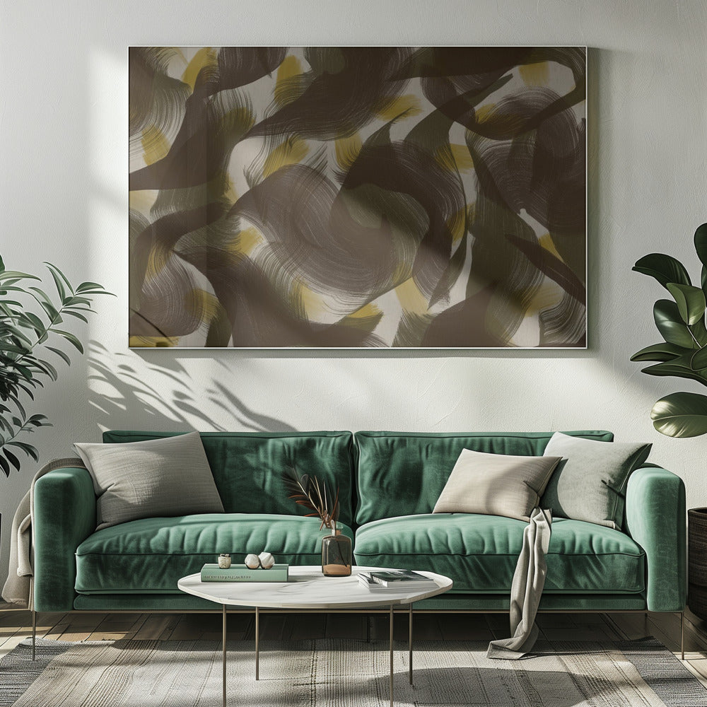 Wervelende aardtonen | Canvas