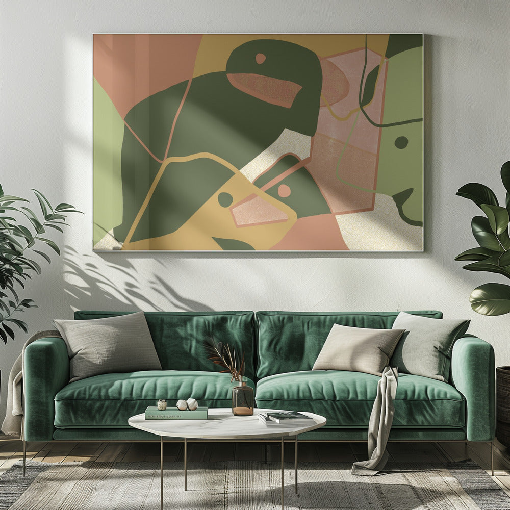 Abstract van verbeelding | Canvas