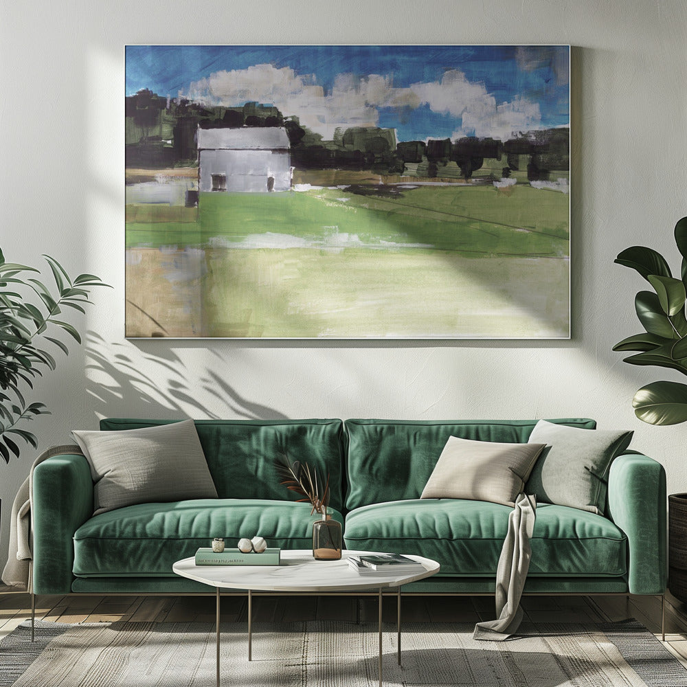 Barren Farm Barn Print nr. 2 | Canvas