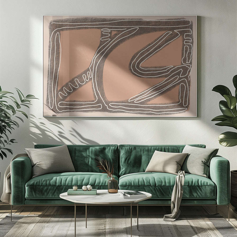 Abstracte Pantone-kleur | Canvas