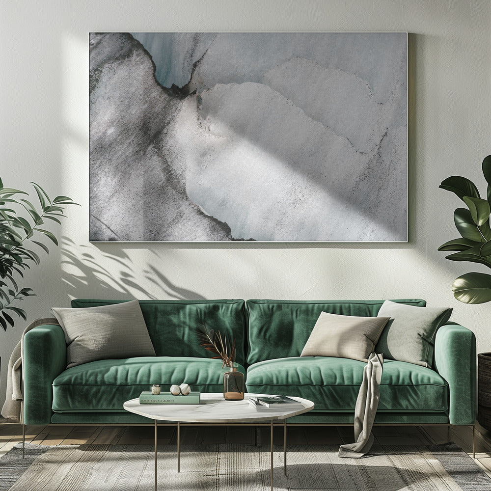 Abstracte vormen van landschap #4 | Canvas