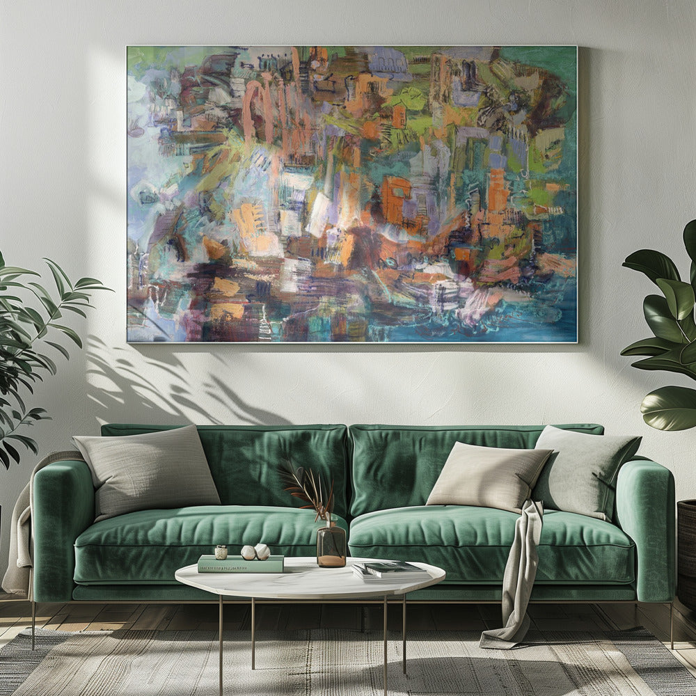 Vibrant Cityscape | Canvas