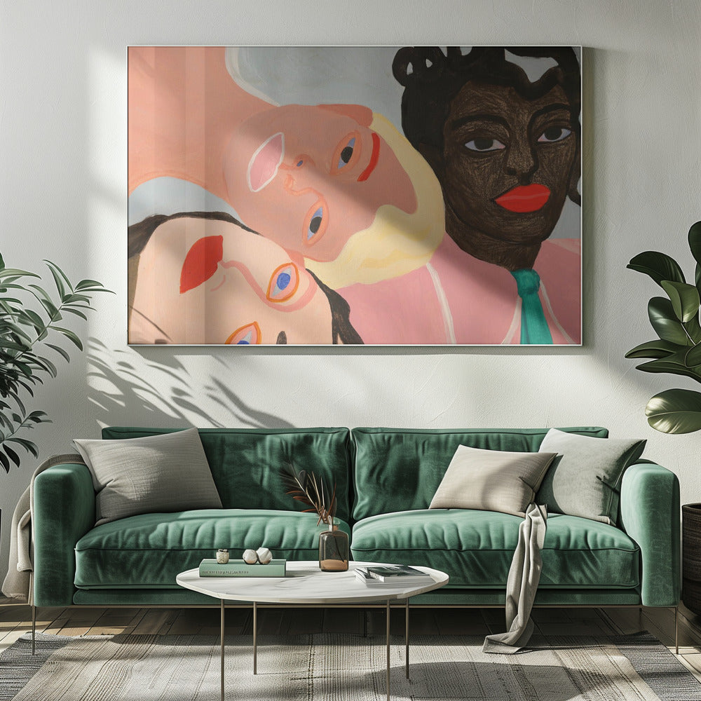 Van haar | Canvas