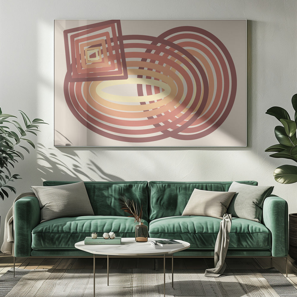 Patroon retro | Canvas