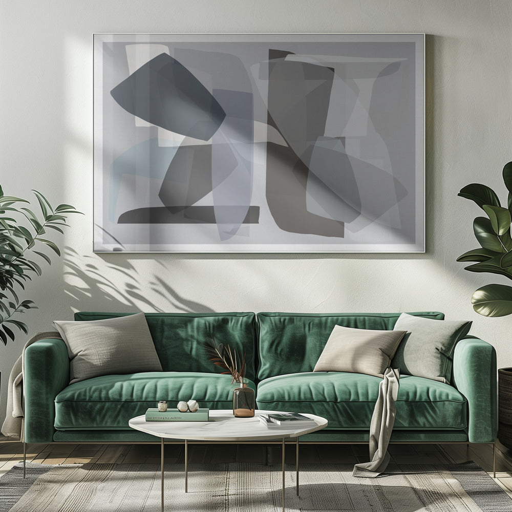 Neutrale vormen 4 | Canvas