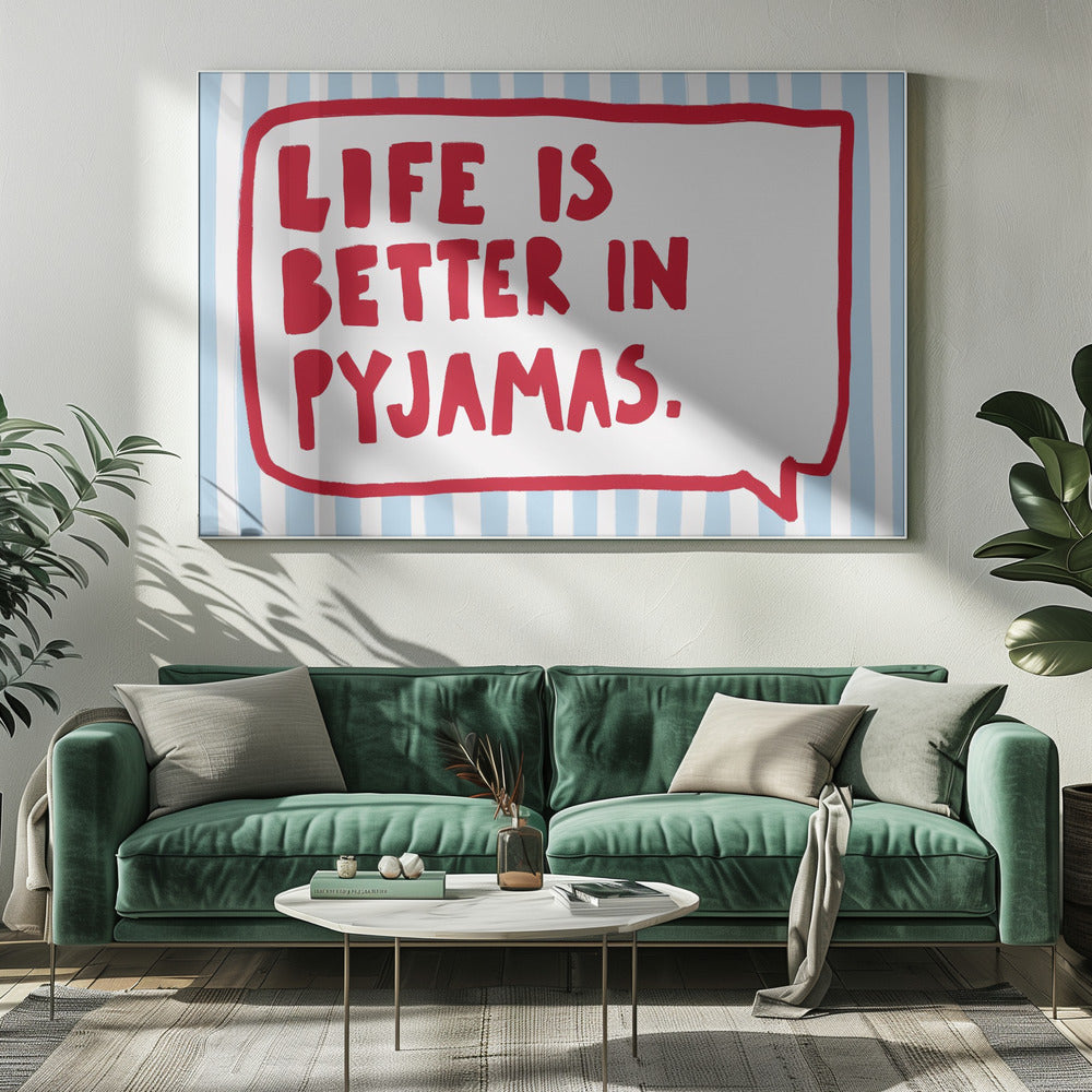 Gezellige pyjamawijsheid | Canvas