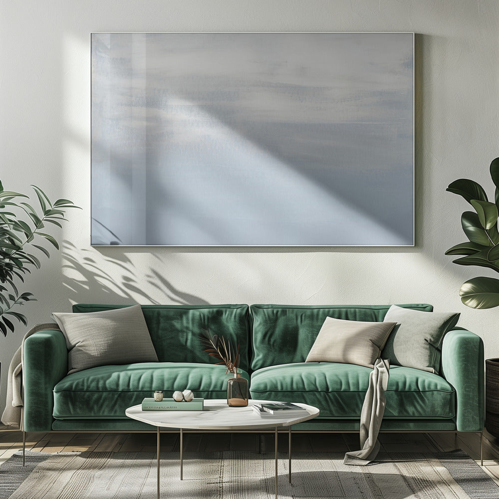 Minimalistisch abstract landschap | Canvas