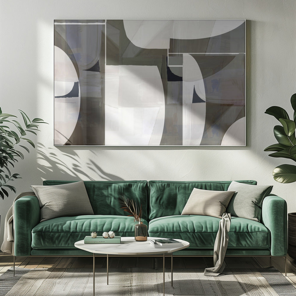 Architectonische abstractie | Canvas