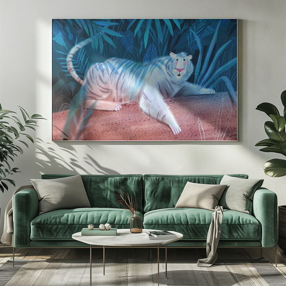 Jungle Maanlicht | Canvas