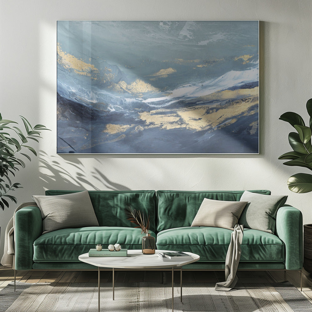 Een vredig zeegezicht | Canvas