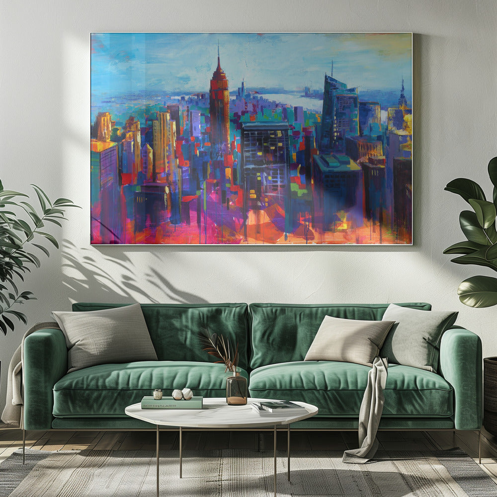 Skyline van New York | Canvas