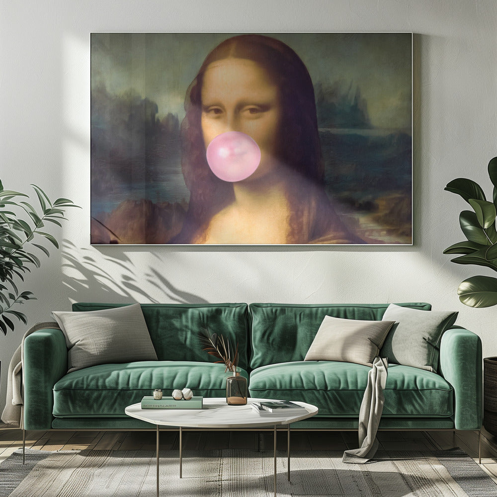 Mona Lisa Bubblegum | Canvas