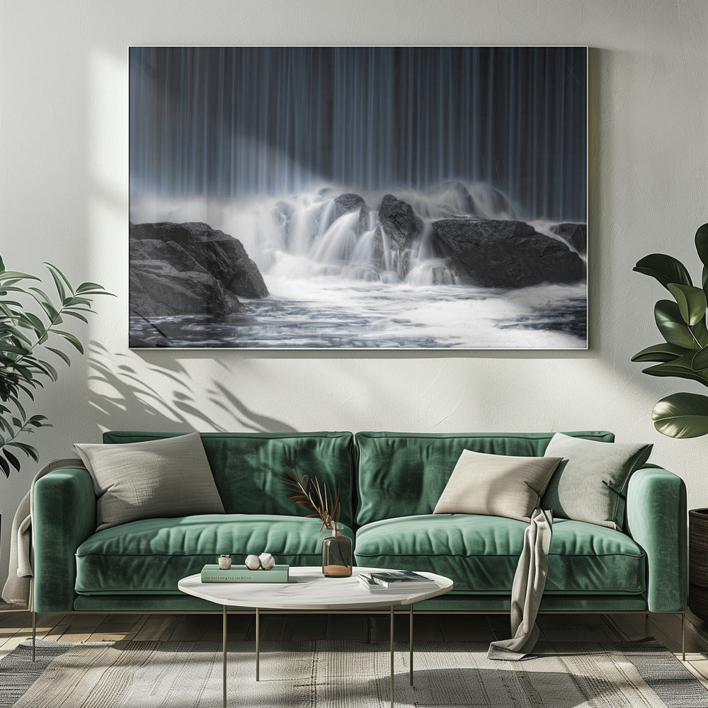 Het Blauwe Gordijn | Canvas