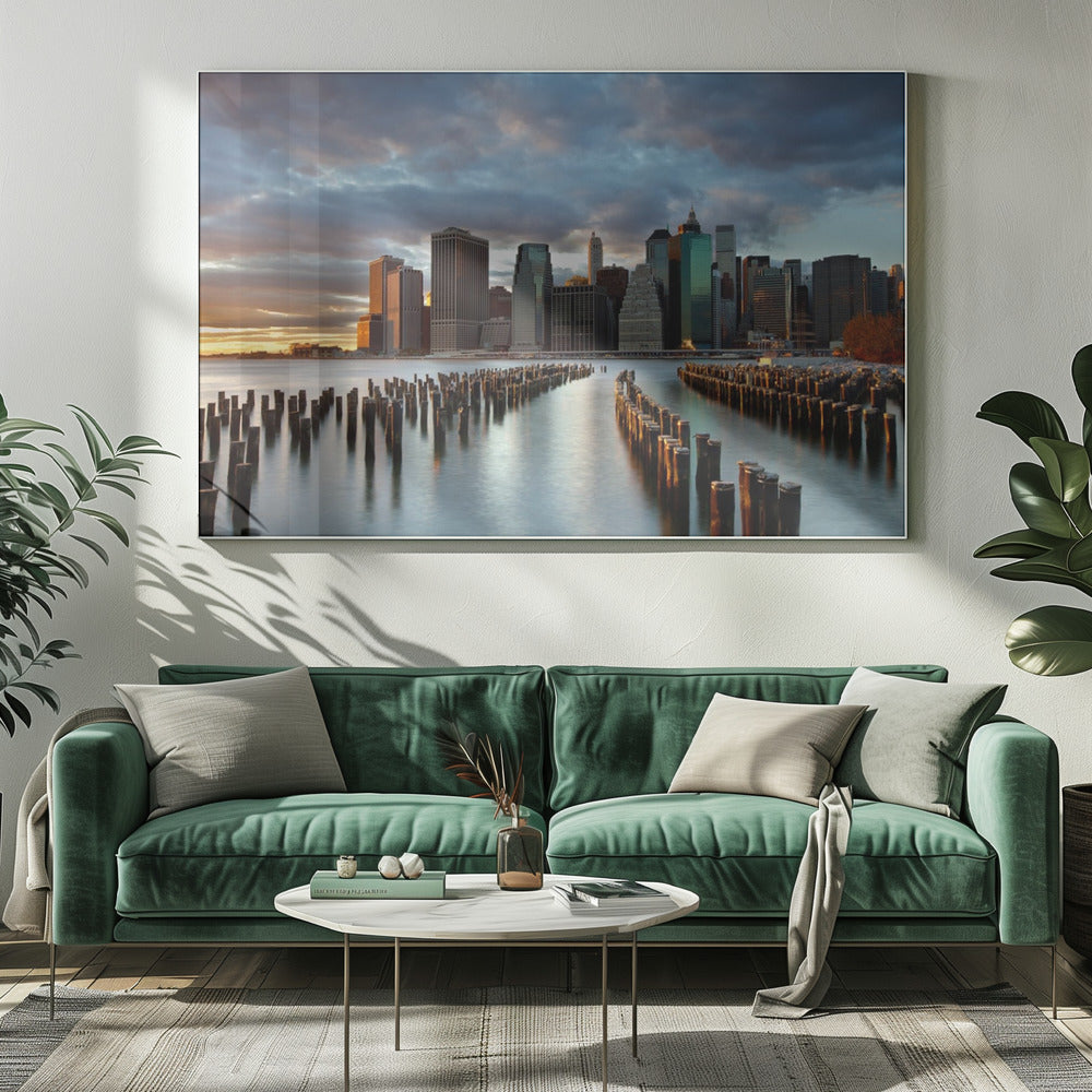 Skyline van New York | Canvas