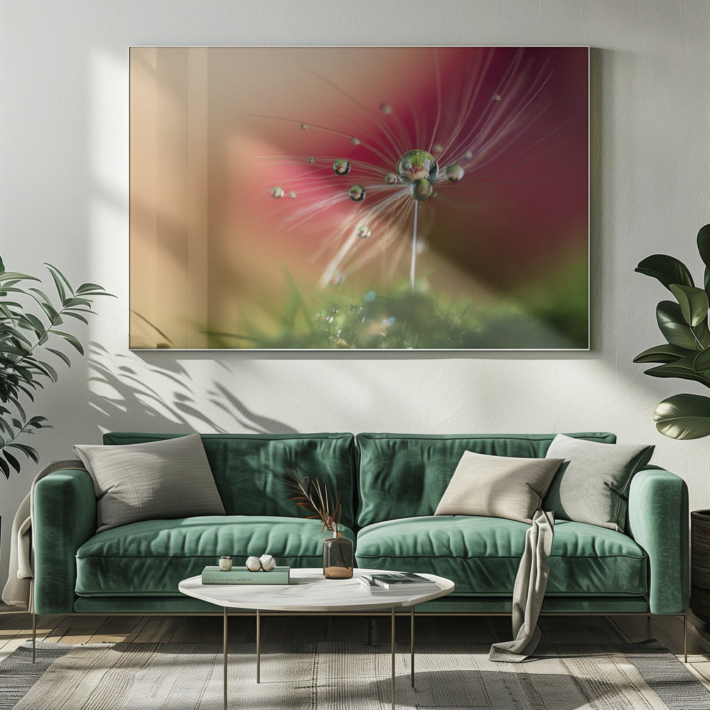 Rode Ochtend | Canvas