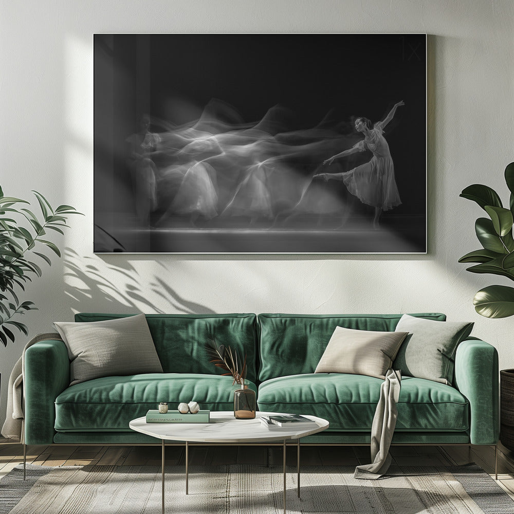 Golven van Balerina | Canvas