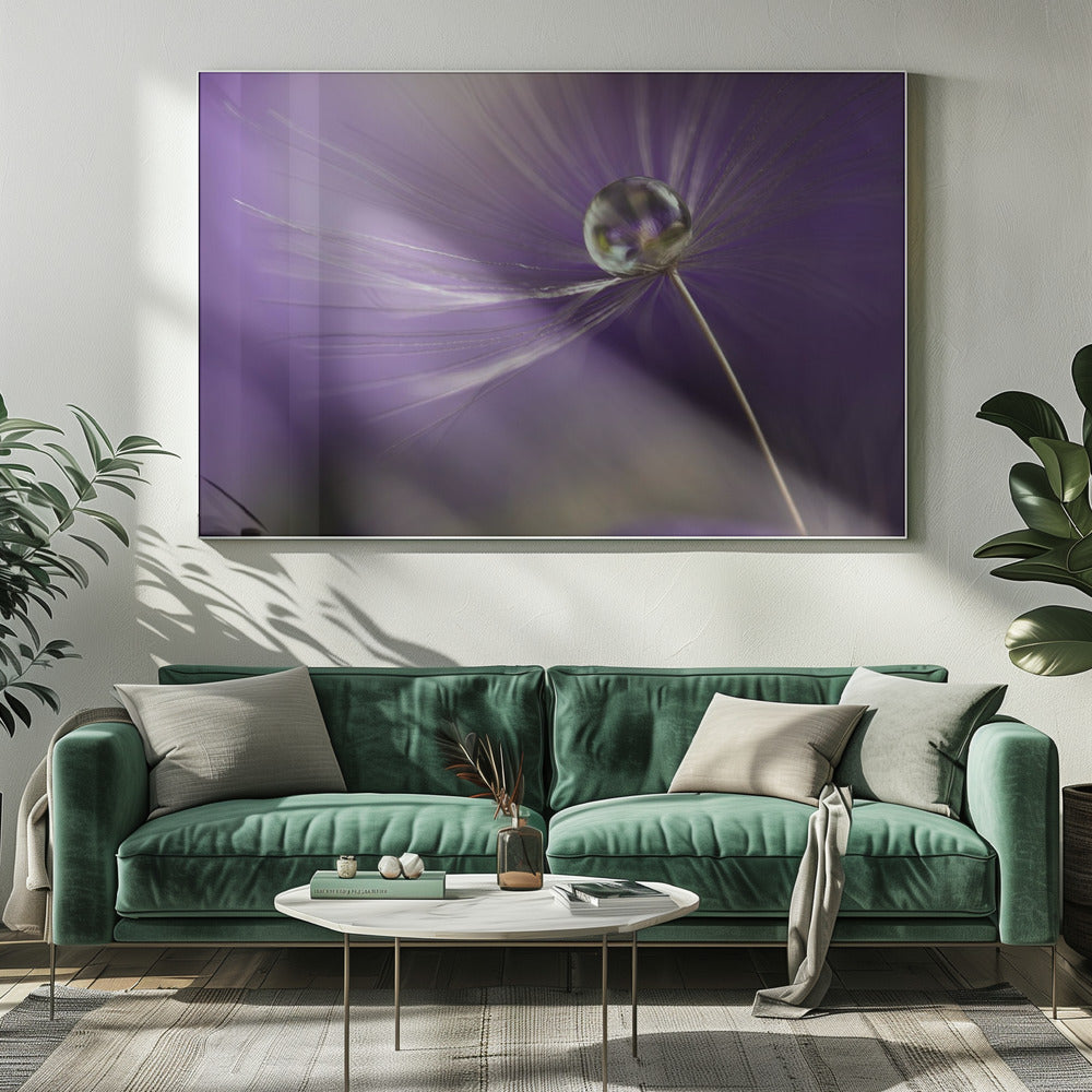 In tinten paars | Canvas