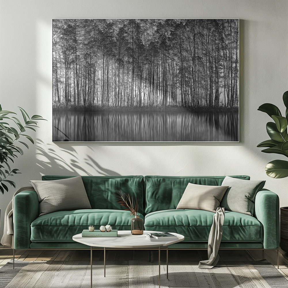 Pointillisme Natuur | Canvas