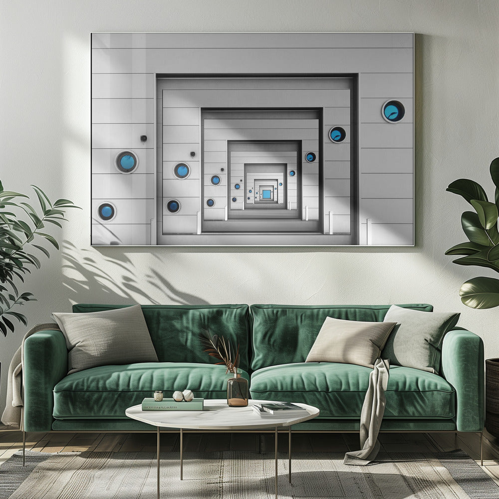 blauw verlangen | Canvas