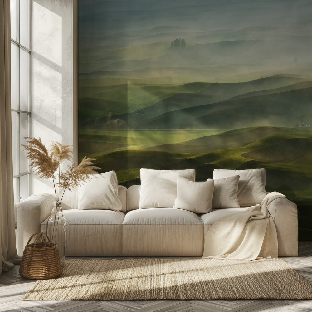 Golden Morning-Palouse | Behang