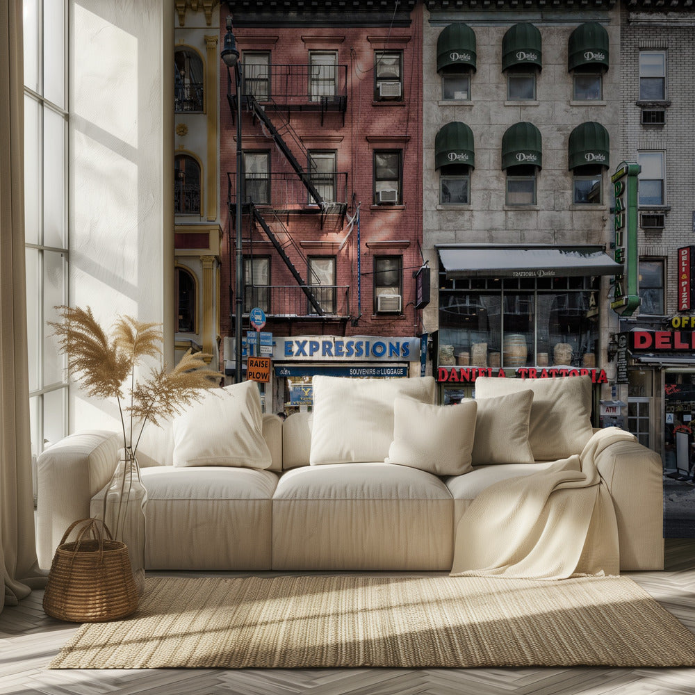 Een koude dag in New York | Behang