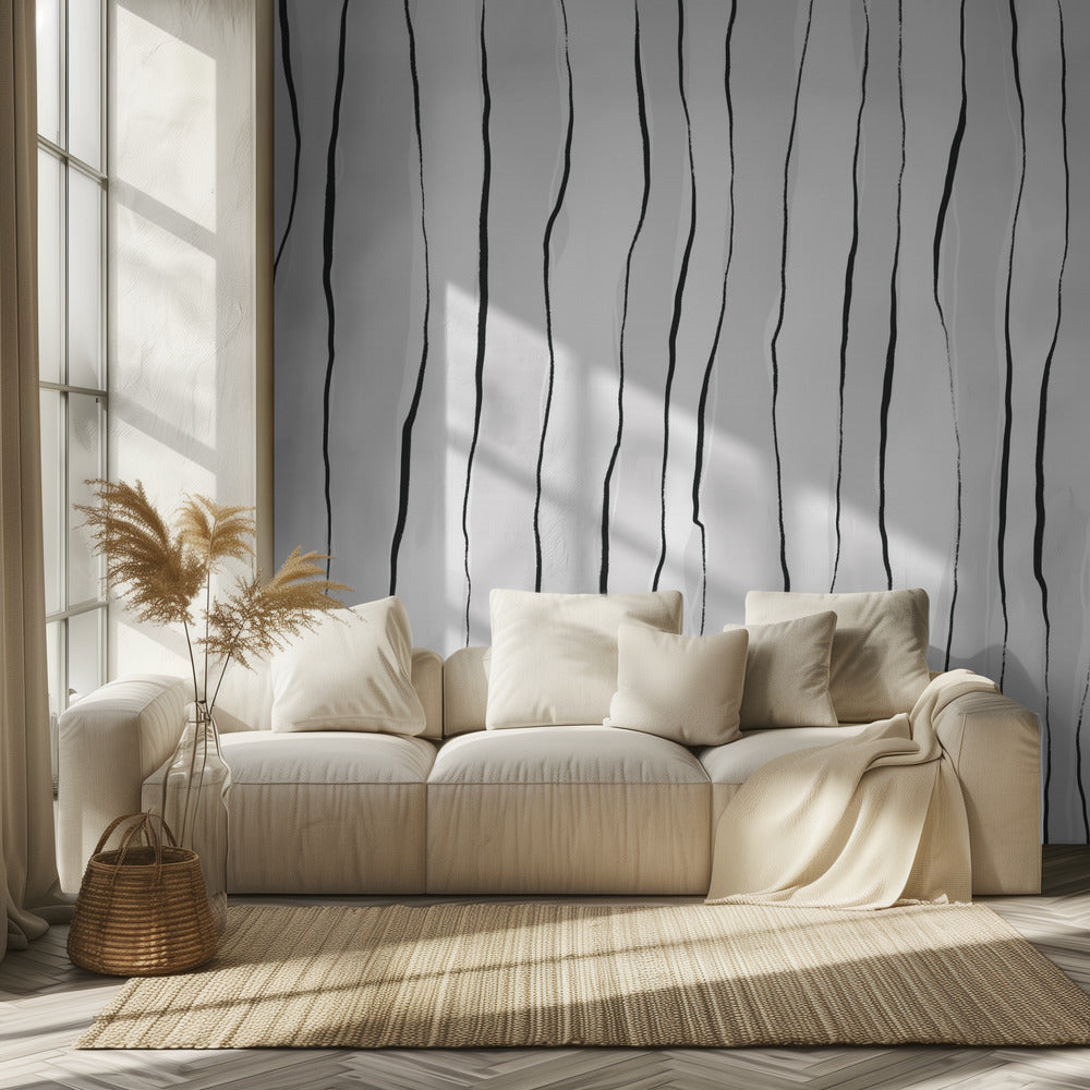 Golvende Strepen Symfonie | Behang