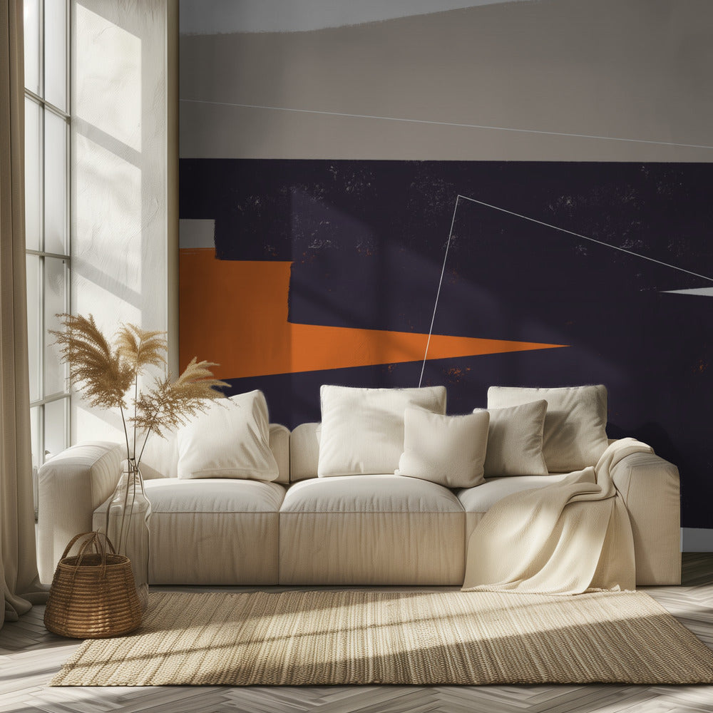 Geometrische lagen | Behang