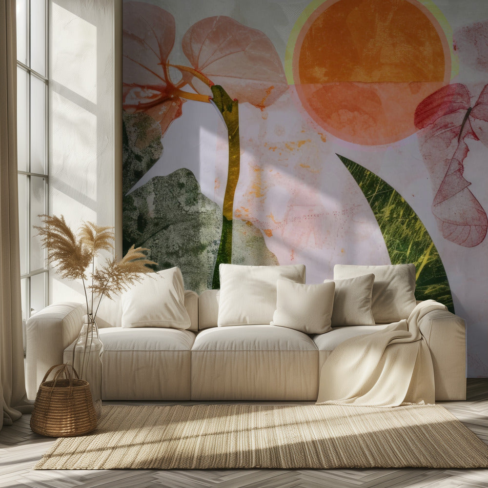 Tropische zonsopgang | Behang