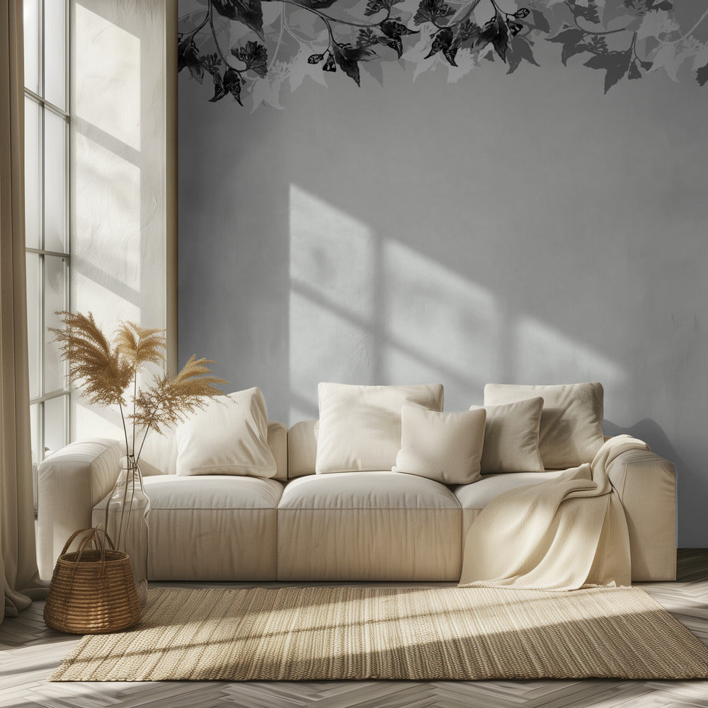 Bloementuin Muurschildering 3 | Behang