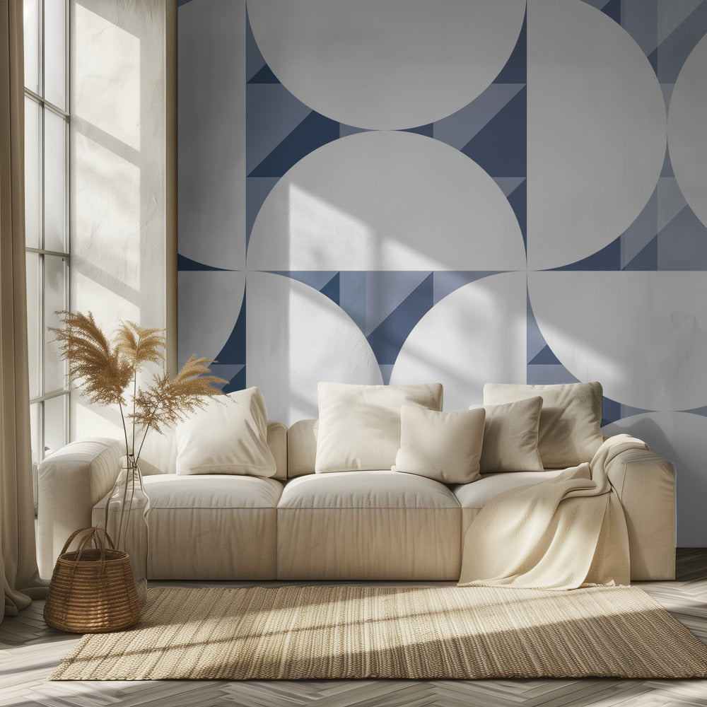 Geo Dubbel Patroon Nr. 4 | Behang