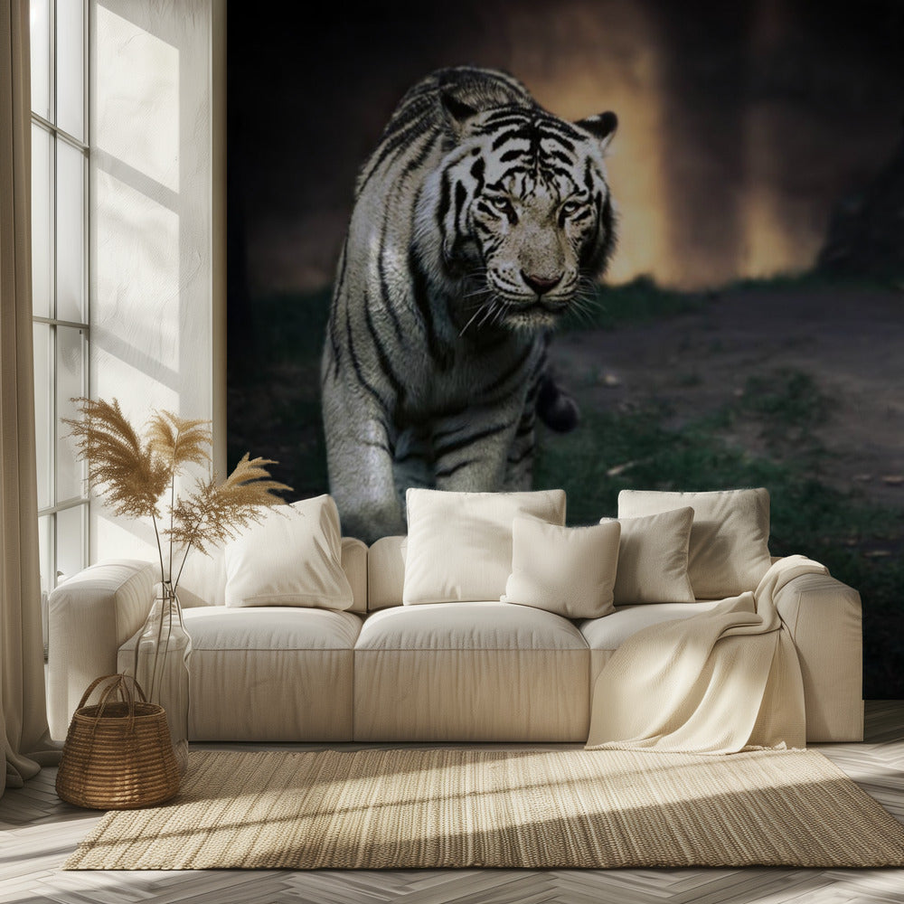 Witte wandelaar | Behang