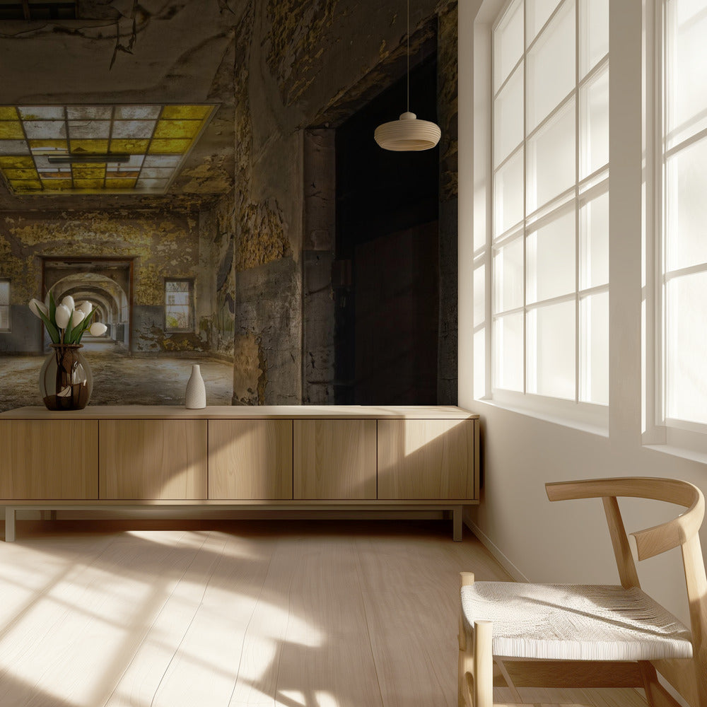 Labyrintschool | Behang