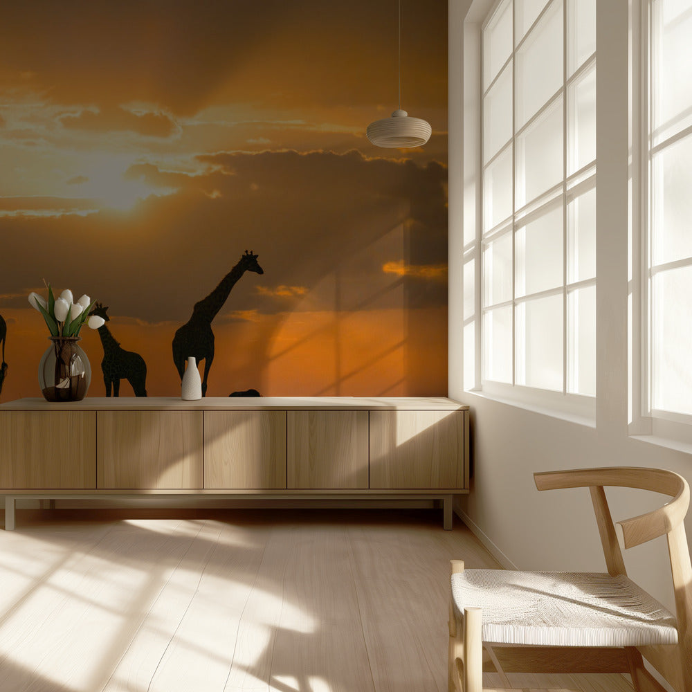 Gouden Afrika | Behang
