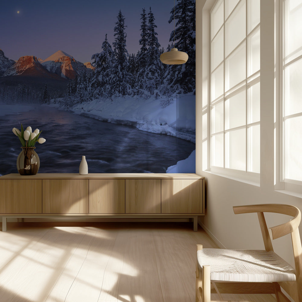 Winter Canadese Rockies | Behang